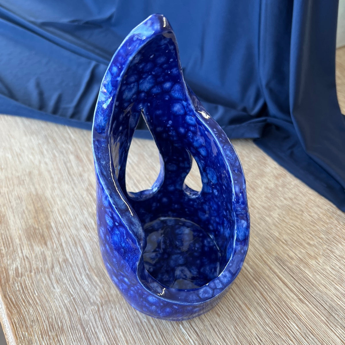 CANDLE HOLDER - CELESTIAL BLUE
