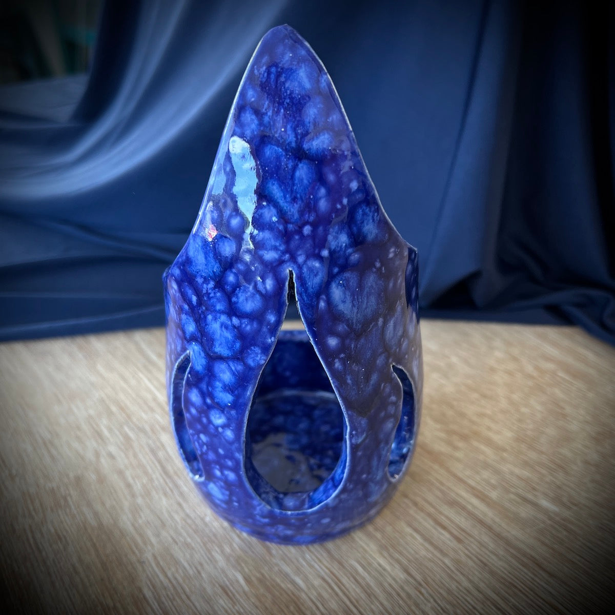 CANDLE HOLDER - CELESTIAL BLUE