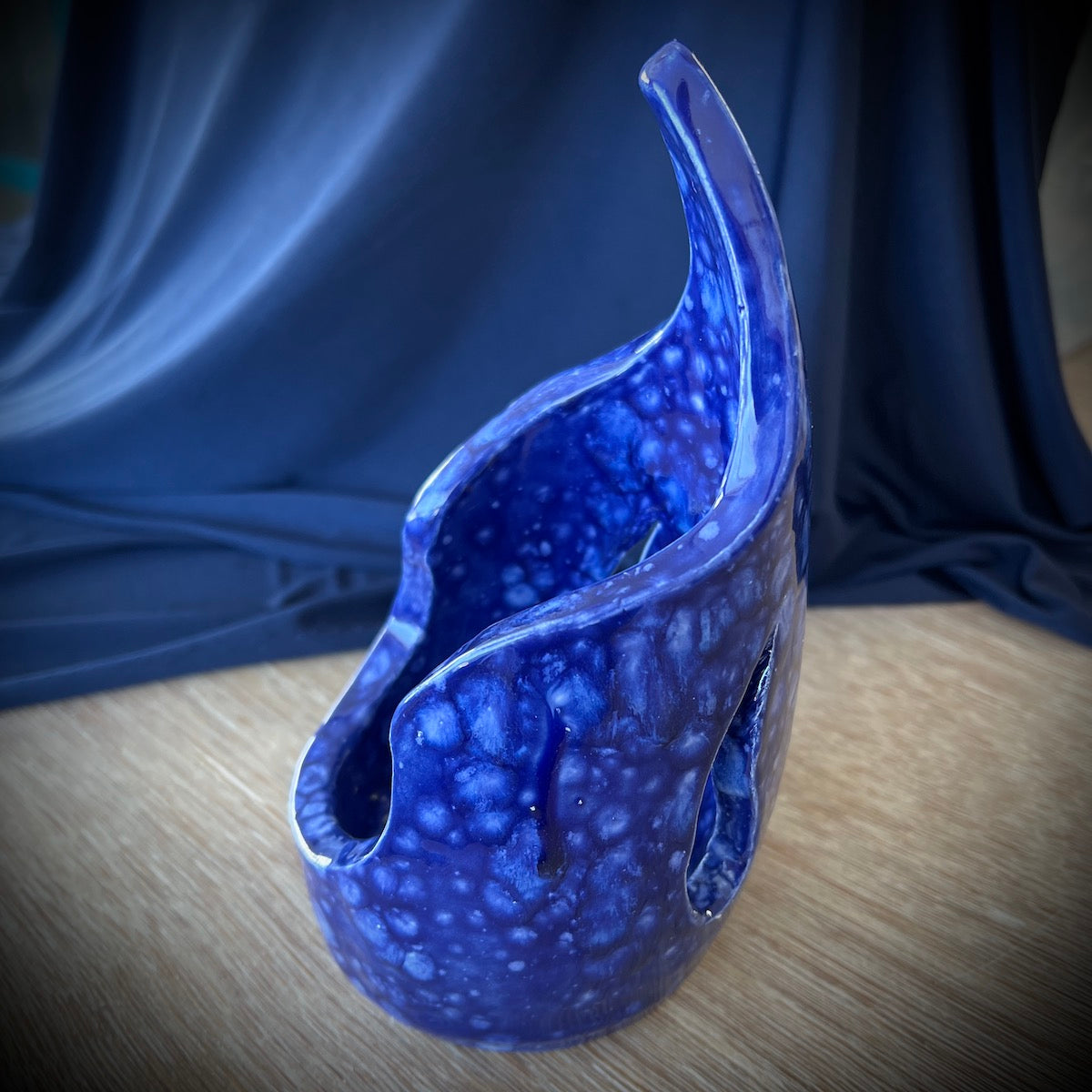 CANDLE HOLDER - CELESTIAL BLUE