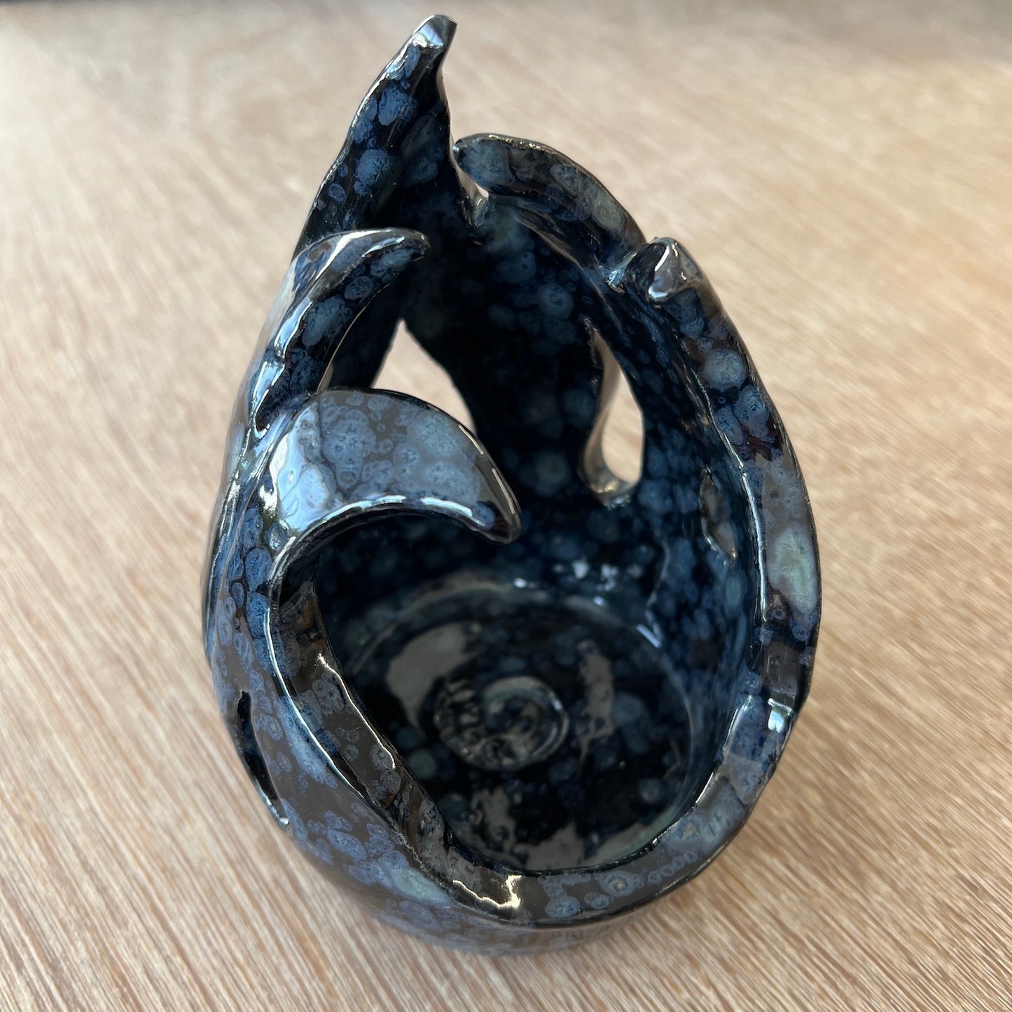 CANDLE HOLDER - OBSIDIAN