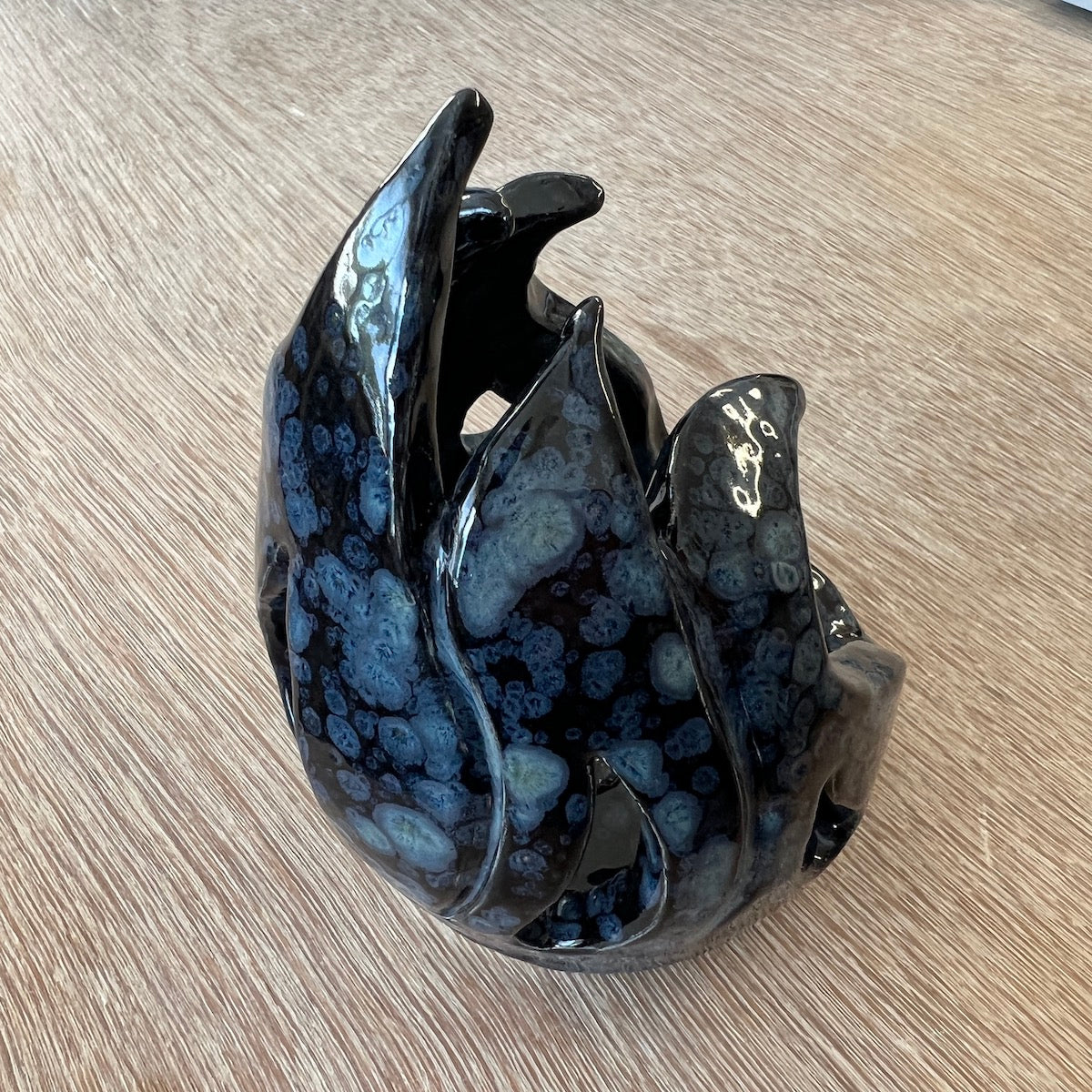 CANDLE HOLDER - OBSIDIAN