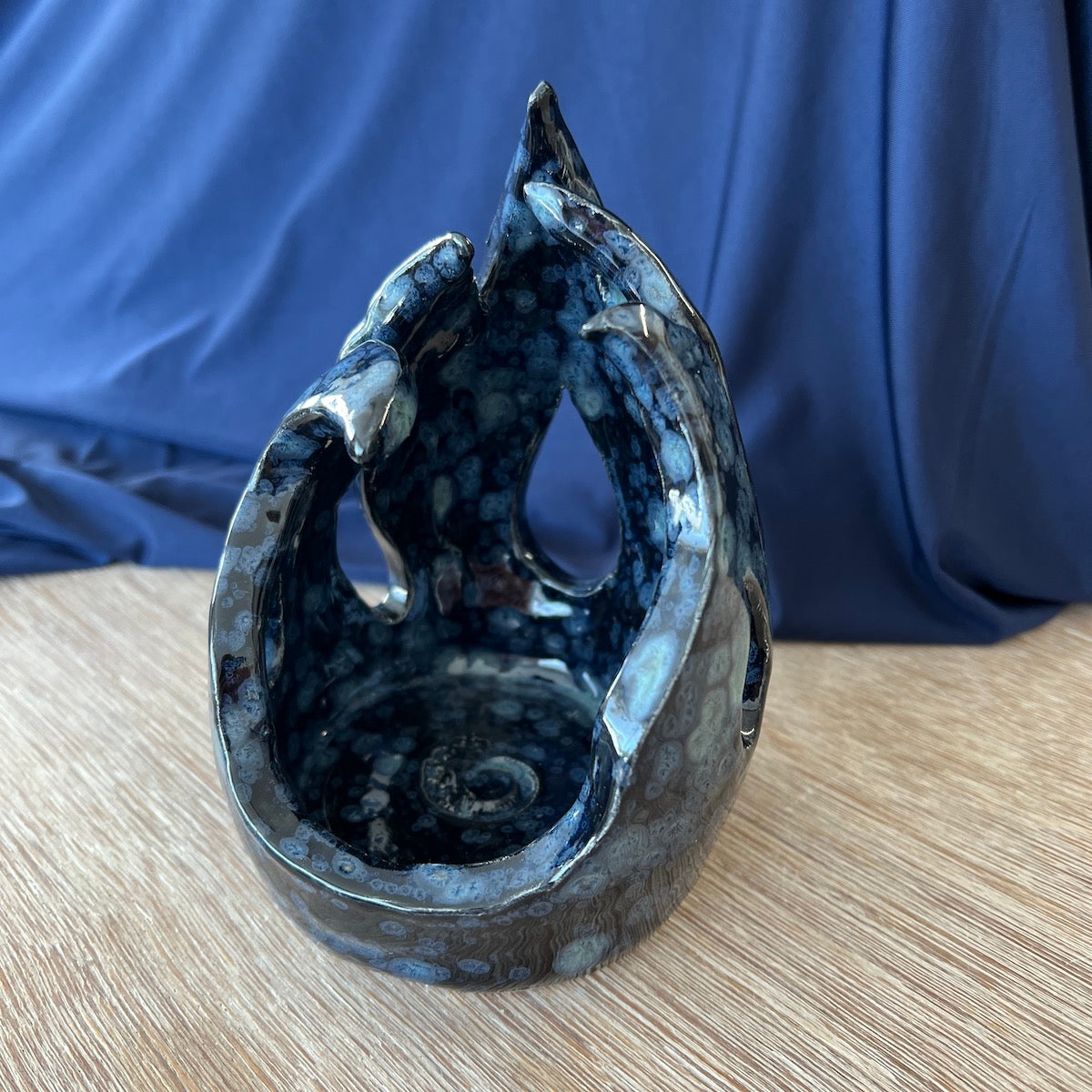CANDLE HOLDER - OBSIDIAN